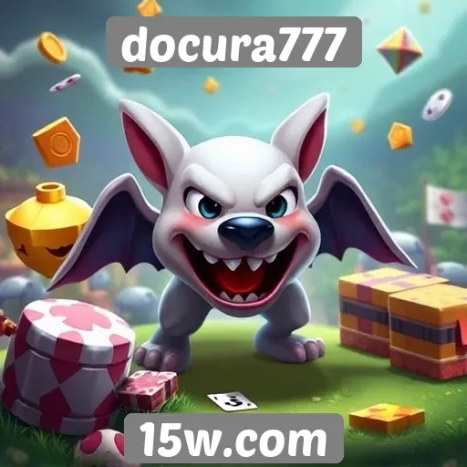 Variedade de jogos disponíveis na plataforma docura777